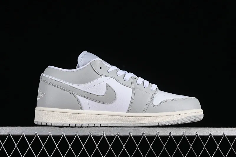 All categories Air Jordan Jordan series basketball shoes Air Jordan 1 Low Air Jordan 1 Low AJ1 Joe 1 white gray low-top cultural basketball shoes DC0774-103